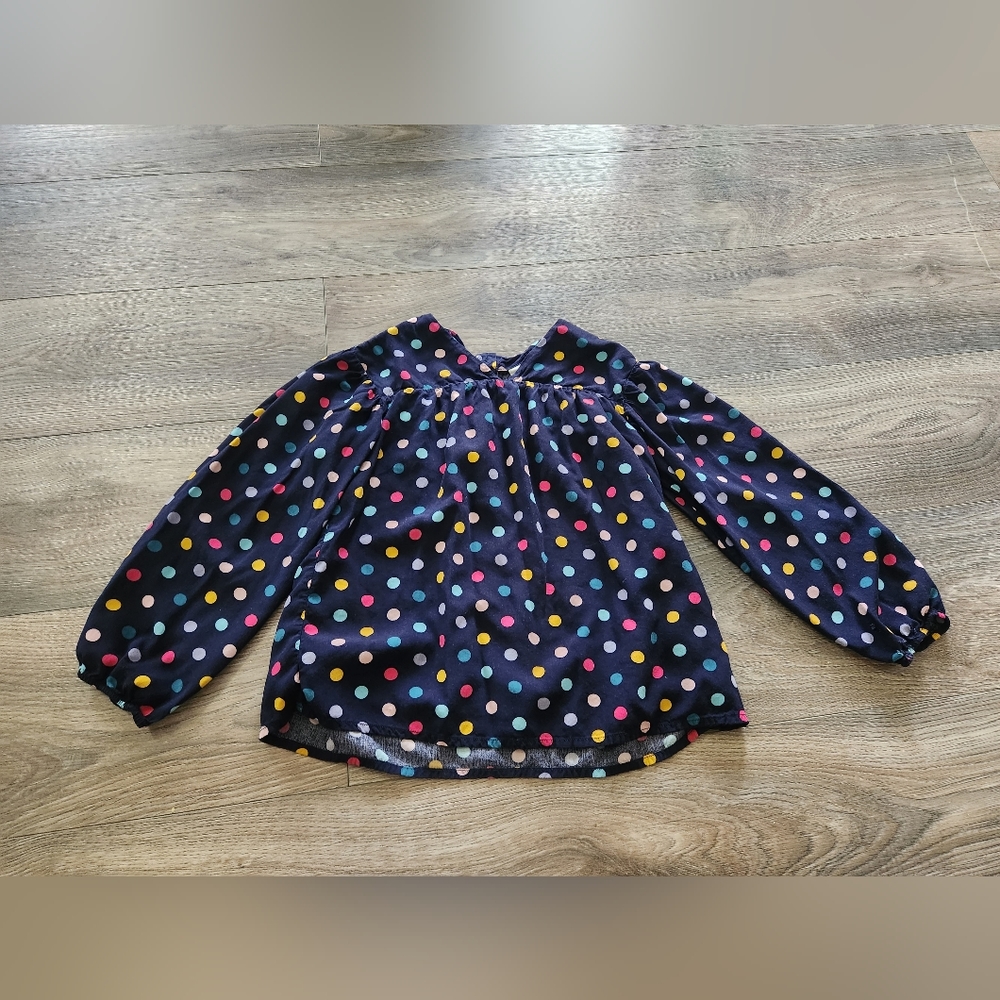 Gap Polka‎ Dots Long Sleeve Shirt size small